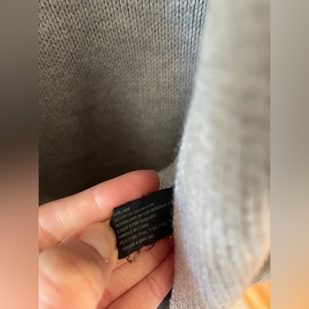 Club Monaco Wool Chunky Oversized Knit Longline Jacket - Picture 5 of 6